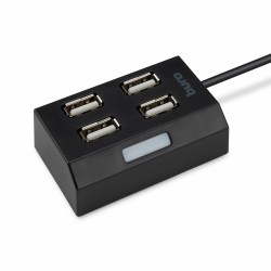 USB-концентратор Buro BU-HUB4-U2.0 4 порта (черный)
