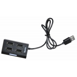USB-концентратор Buro BU-HUB4-U2.0 4 порта (черный)