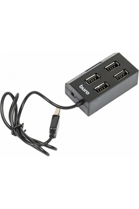 USB-концентратор Buro BU-HUB4-U2.0 4 порта (черный) 4