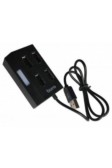 USB-концентратор Buro BU-HUB4-U2.0 4 порта (черный) 5
