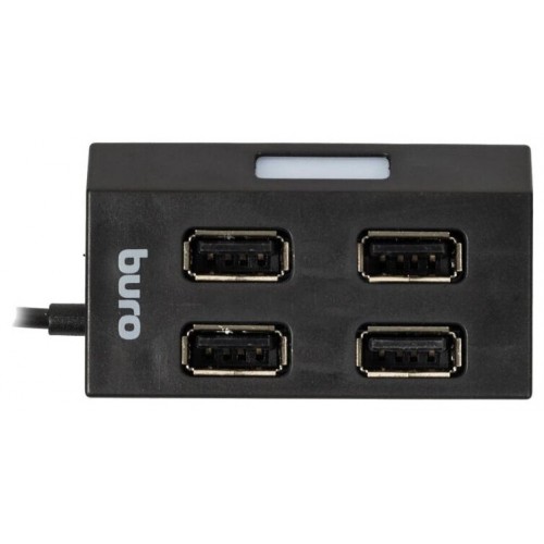 USB-концентратор Buro BU-HUB4-U2.0 4порт. (черный) 5