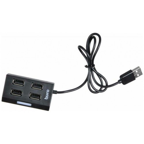 USB-концентратор Buro BU-HUB4-U2.0 4порт. (черный) 7