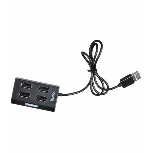 USB-концентратор Buro BU-HUB4-U2.0 4порт. (черный) 9