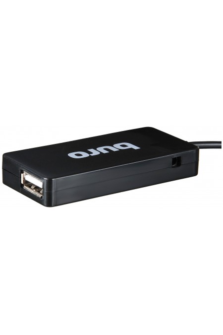 USB-концентратор Buro BU-HUB4-U2.0-Slim 4 порта (черный) 3