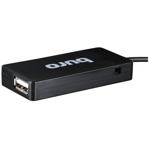 USB-концентратор Buro BU-HUB4-U2.0-Slim 4 порта (черный) 5
