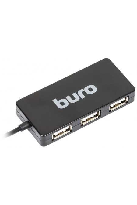 USB-концентратор Buro BU-HUB4-U2.0-Slim 4 порта (черный) 4