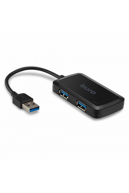 USB-концентратор Buro BU-HUB4-U3.0-S 4 порта (черный) 1