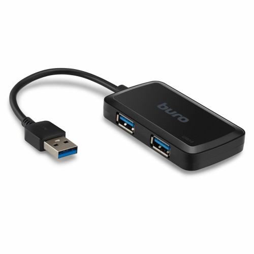 USB-концентратор Buro BU-HUB4-U3.0-S 4 порта (черный) 1