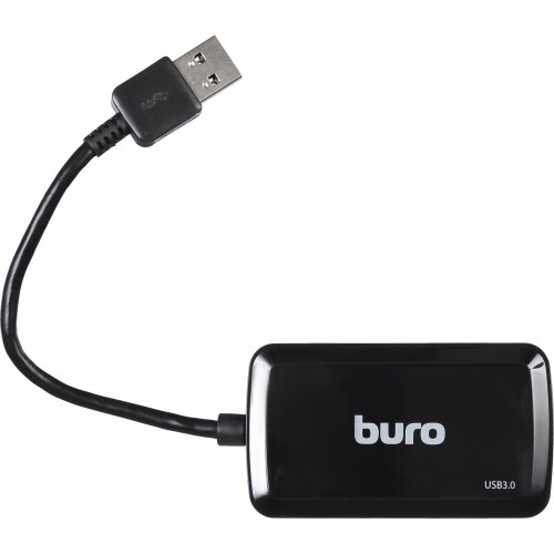USB-концентратор Buro BU-HUB4-U3.0-S 4 порта (черный) 5