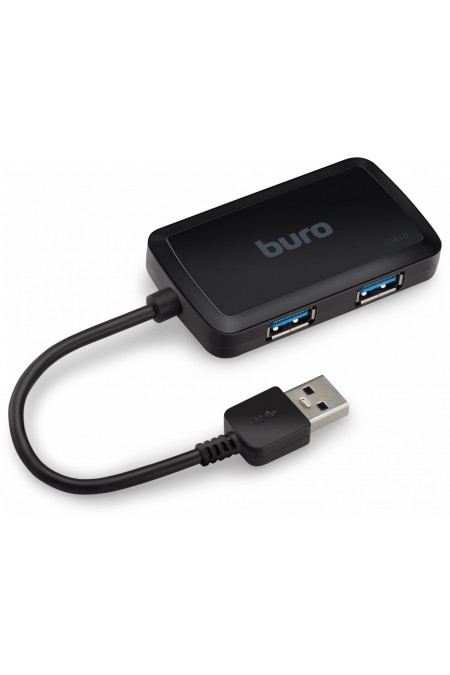 USB-концентратор Buro BU-HUB4-U3.0-S 4 порта (черный) 6