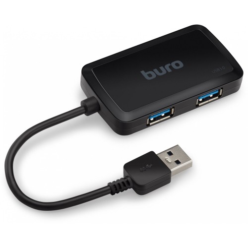 USB-концентратор Buro BU-HUB4-U3.0-S 4 порта (черный) 6