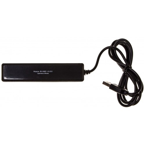 USB-концентратор Buro BU-HUB7-1.0-U2.0 7порт. (черный) 2