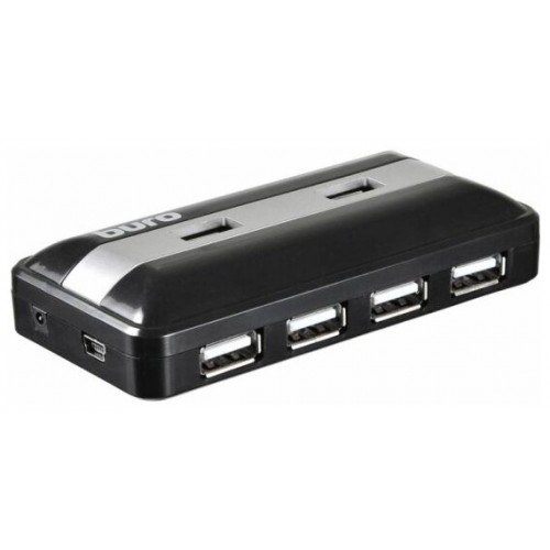 USB-концентратор Buro BU-HUB7-U2.0 7 портов (черный) 