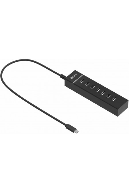 USB-концентратор Buro BU-USBC-HUB-7U2 7 портов (черный) 1