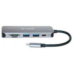 USB-концентратор D-Link DUB-2325/A2A 2 порта (черный)