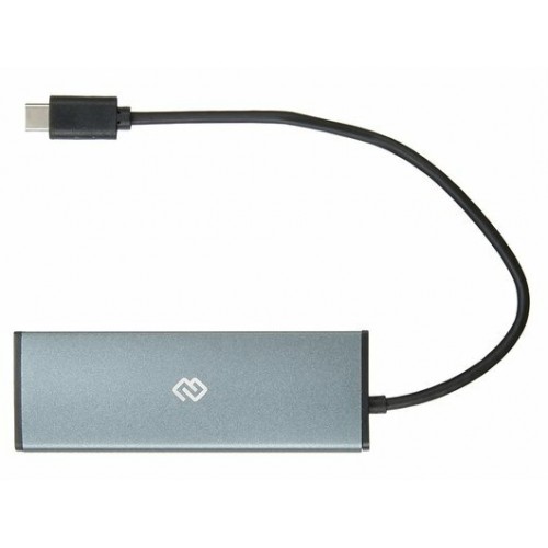 USB-концентратор DIGMA HUB-3U3.0С-UC-G 4 порта (серый) 7