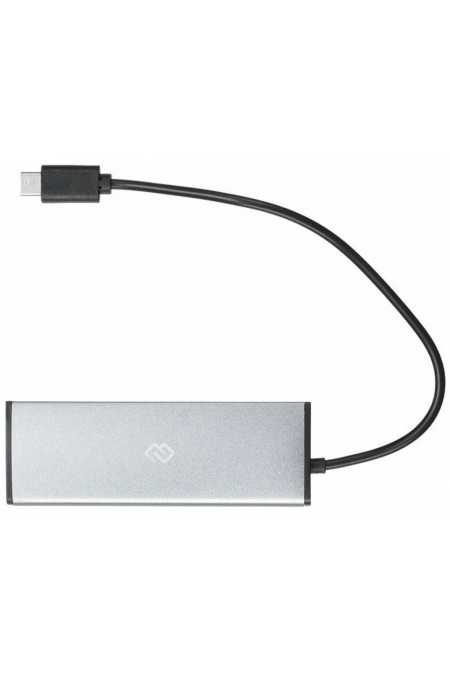 USB-концентратор DIGMA HUB-4U2.0-UC-DS 4 порта (серебристый) 3