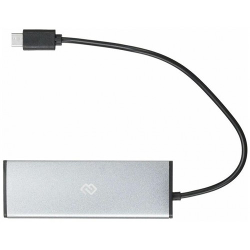 USB-концентратор DIGMA HUB-4U2.0-UC-DS 4 порта (серебристый) 3