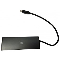 USB-концентратор Digma HUB-4U3.0-UC-G 4порт. (серый)