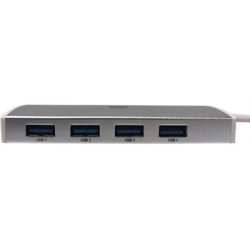 USB-концентратор Digma HUB-4U3.0-UC-S 4порт. (серебристый) 1