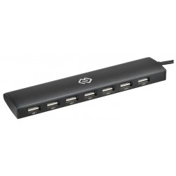 USB-концентратор DIGMA HUB-7U2.0-UC-B 7 портов (черный)