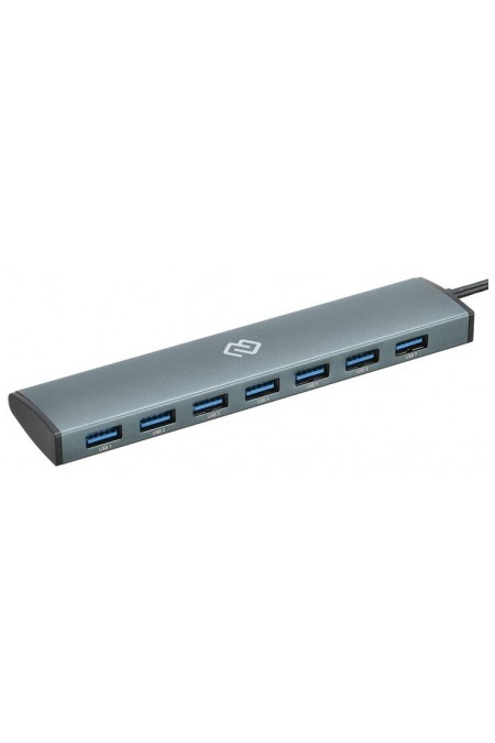 USB-концентратор DIGMA HUB-7U3.0-UC-G 7 портов (серый) 