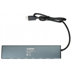 USB-концентратор DIGMA HUB-7U3.0-UC-G 7 портов (серый)