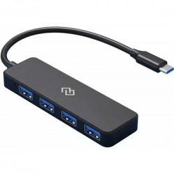 USB-концентратор DIGMA USB-C DHUB-4USB-C-2.0 4 порта (черный)