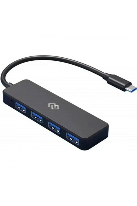 USB-концентратор DIGMA USB-C DHUB-4USB-C-2.0 4 порта (черный) 