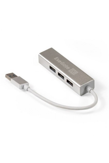 USB-концентратор ExeGate DUB-4 4 порта (серебристый) 1