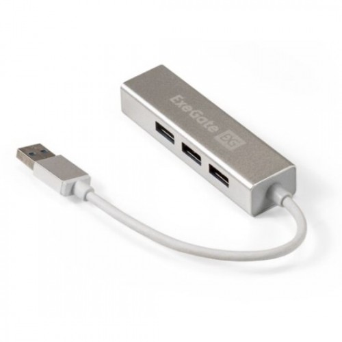 USB-концентратор ExeGate DUB-4 4 порта (серебристый) 1