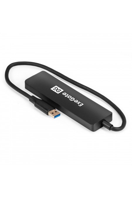 USB-концентратор ExeGate DUB-4P/3 4 порта (черный) 1