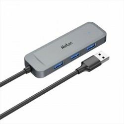 USB-концентратор Netac WF11GYCN 4 порта (серый)