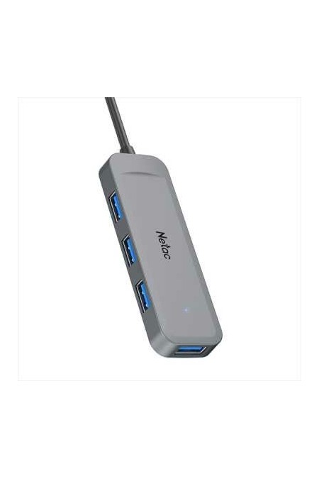 USB-концентратор Netac WF11GYCN 4 порта (серый) 2