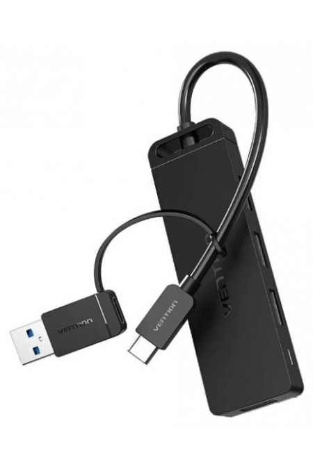 USB-концентратор Vention CHTBB 4 порта (черный) 1