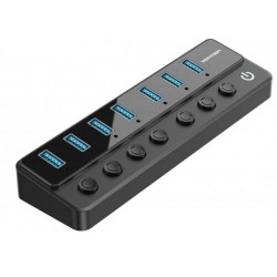 USB-концентратор Vention CHXB0 7 портов (черный)