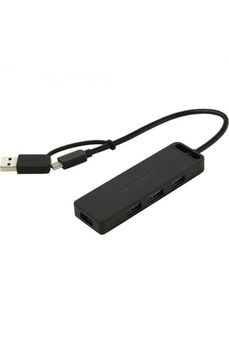 USB-концентратор Vention OTG USB 3.0 4 порта (серый) 4