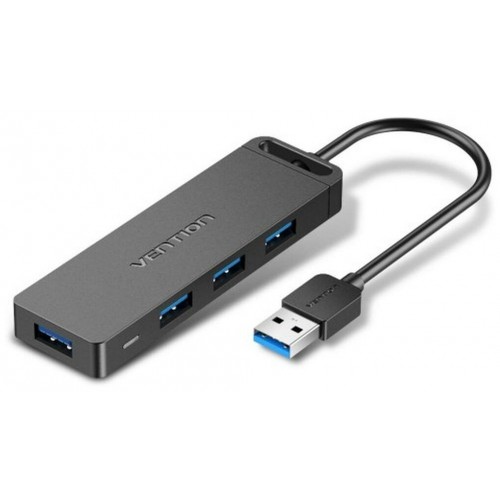 USB-концентратор Vention OTG USB 3.0 на 4 порта - 0.15м. CHLBB (черный) 