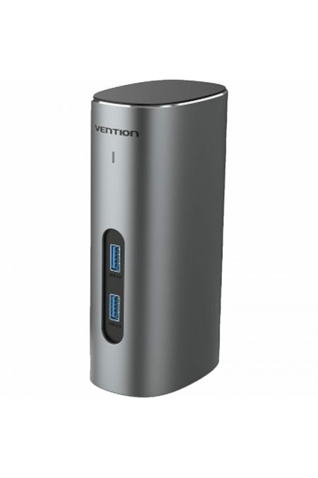 USB-концентратор Vention TPJH0-EU USB-C to HDMI/VGA/USB 3.1 Gen 2 (серый) 1