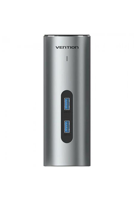 USB-концентратор Vention TPJH0-EU USB-C to HDMI/VGA/USB 3.1 Gen 2 (серый) 2