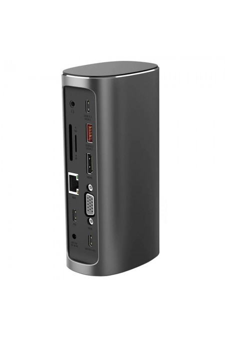 USB-концентратор Vention TPJH0-EU USB-C to HDMI/VGA/USB 3.1 Gen 2 (серый) 4