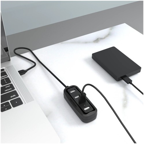 USB-концентратор Vention USB 2.0 на 4 порта - 1м. VAS-J43-B100 (черный) 3