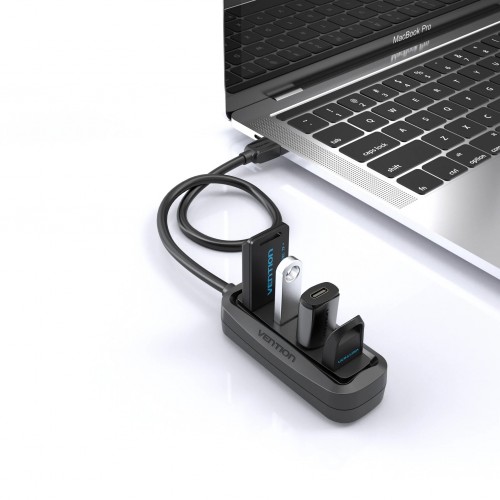 USB-концентратор Vention USB 2.0 на 4 порта - 1м. VAS-J43-B100 (черный) 8