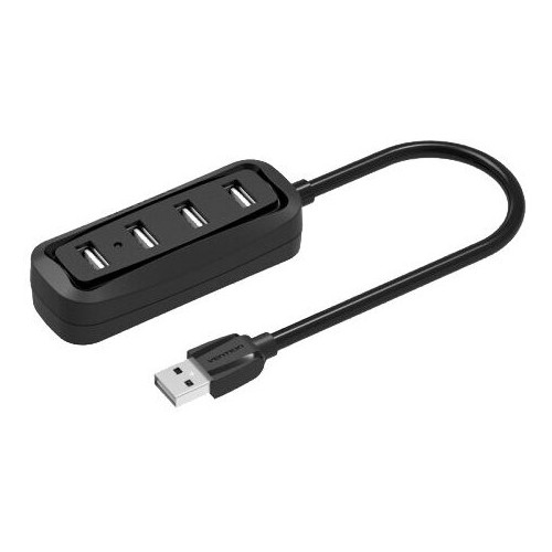 USB-концентратор Vention USB 2.0 на 4 порта VAS-J43-B015 (черный) 