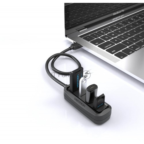 USB-концентратор Vention USB 2.0 на 4 порта VAS-J43-B015 (черный) 3