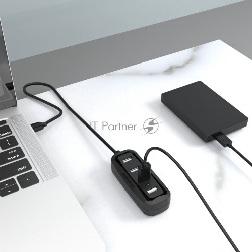 USB-концентратор Vention USB 2.0 на 4 порта VAS-J43-B015 (черный) 9