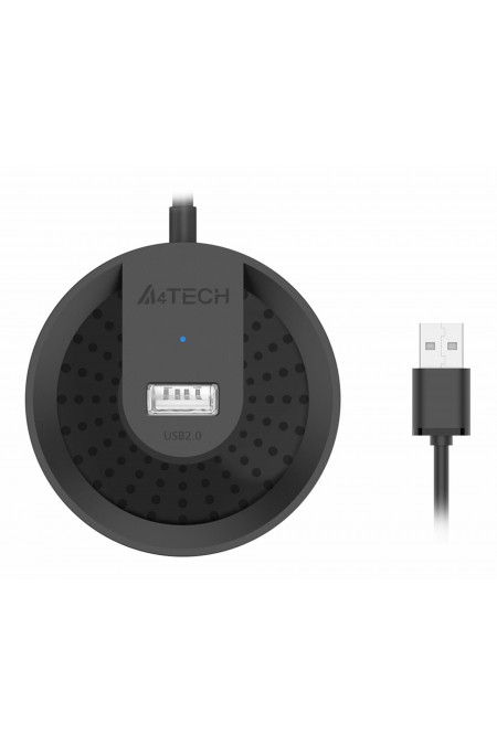 USB-разветвитель A4Tech HUB-20 USB 2.0 4 порта (черный) 