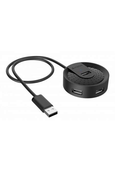 USB-разветвитель A4Tech HUB-20 USB 2.0 4 порта (черный) 1