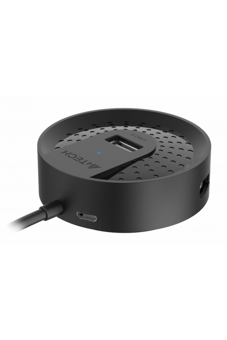 USB-разветвитель A4Tech HUB-20 USB 2.0 4 порта (черный) 5