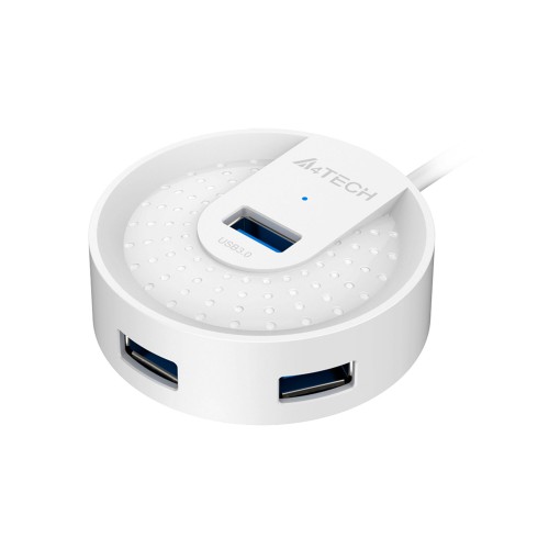 USB-разветвитель A4Tech HUB-30 USB 3.0 4 порта (белый) 